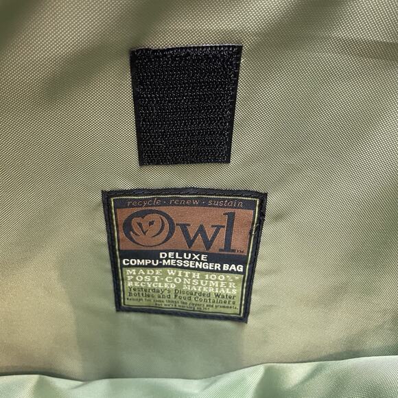 Palo Alto University Computer Messenger Bag 16"x3.5"x13" Black Owl Deluxe School - Picture 3 of 16